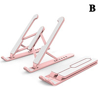 Metal Portable Laptop Foldable Base For Macbook Pro Lapdesk Pc Laptop Notebook Cooling Pad Lifting Plate