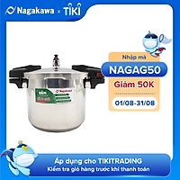 Nồi Áp Suất Cơ Inox Cao Cấp Đáy Từ Nagakawa NAG1452 (5L) - Dùng Trên Mọi Loại Bếp - Hàng Chính Hãng