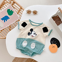 Quần áo trẻ em sơ sinh Babi mama Body liền thân cotton hình mickey bé yêu SS02