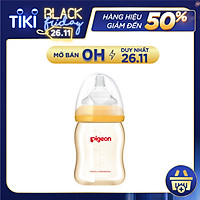 Bình sữa cổ rộng PPSU Plus Pigeon 160ml/ 240ml