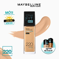 Kem Nền Mịn Nhẹ Kiềm Dầu Fit Me Maybelline New York Matte Poreless Foundation 30ml