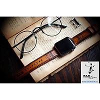 DÂY ĐỒNG HỒ TRỐNG ĐỒNG LIGHT BROWN PHỦ 1 MÀU - RAM LEATHER CHÍNH HÃNG
