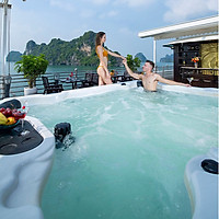 Tour Trọn Gói 2N1Đ Ngủ Đêm Trên Du Thuyền Hạ Long Athena Royal Cruises 5 Sao Sang Chảnh, có Bể Bơi, Gồm Ăn 04 Bữa, Miễn Phí Chèo thuyền Kayak, Câu Mực Đêm