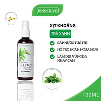 Xịt Khoáng Trà Xanh Cấp Nước, Ngăn Ngừa Mụn Milaganics (100ml)