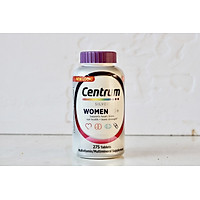 Vitamin tổng hợp cho người lớn Centrum Silver Women 50+ 275 viên nhập Mỹ - Mẫu mới