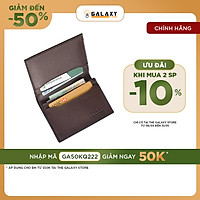 Ví Bóp Nam Nữ Nhỏ Gọn Cao Cấp Nhiều Ngăn Để Name Card Danh Thiếp Thẻ Galaxy Store GVMB0304 (8x10.5cm)