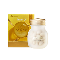 Thực phẩm bảo vệ sức khỏe INNERB AQUA RICH DOUBLEUP (giúp giữ ẩm da sáng mịn từ Axit Hyaluronic) lọ 70 viên