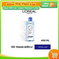 Nước Tẩy Trang L'Oreal 3 In 1 Micellar Làm Sạch Sâu (400ml)