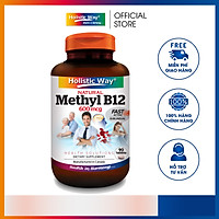 Viên Ngậm Bổ Sung Vitamin B12 Cải Thiện Trí Não Và Tim Holistic Way 600mcg (90 Viên)