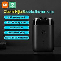 Máy cạo râu Xiaomi Mijia Electric Shaver S100 IPX7 Dao cạo râu chống nước với đầu cạo nổi kép Cạo khô & ướt Cạo sạch thoải mái