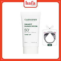 Kem chống nắng thông minh Caryophy Smart Sunscreen SPF50+ PA++ + TONE UP 50ml + Tặng kèm 1 Băng Đô Tai Mèo (MÀu Ngẫu Nhiên)