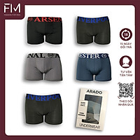Combo 5 quần sịp boxer chất cotton mềm mịn, thoải mái, nhiều màu - FORMEN SHOP - FMCB5QS007