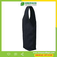 Túi Đựng Bình Nước Grepaco Giữ Nhiệt Dạng Quai Xách Thể Thao Phù Hợp Bình/Ly Nước Thể Tích 500ml, 750ml, 800ml, 900ml, 1500ml – Vải Bố Canvas Màu Đen Phong Cách Thời Trang Bảo Vệ Môi Trường