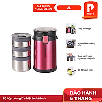 Bộ Hộp Cơm Giữ Nhiệt Easy Take Lunch Box Lock&Lock LHC8034 (2000ml)