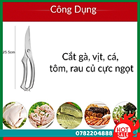 Kéo Cắt Gà Cắt Rau Củ Cắt Cành Cây Ka06 Thép Không Gỉ Cao Cấp - CH Hương Thị Miễn Phí Vận Chuyển