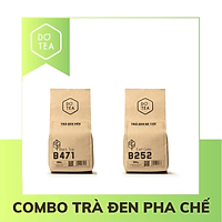 Combo Trà đen pha chế - Trà đen viên B471 + Trà đen bá tước B252 - Nguyên liệu pha chế trà sữa, trà trái cây