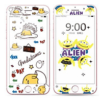 Miếng dán màn hình cho iPhone 8 plus mô hình hoạt hình dễ thương kính cường lực cho iphone SE 7 8 6plus