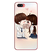 Ốp lưng in cho Oppo Realme C1 mẫu Anime Học Sinh Hôn - Hàng chính hãng