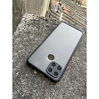 Ốp lưng nhám mờ cho Realme C12 , Realme C25 chống sốc, bảo vệ Camera (đen)