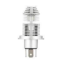 NOVSIGHT Motorcycle LED Fog lights 6000LM Headlight Bulb 6000K White Running Light 25W, Novsight H4, 360°Beam Angle HID