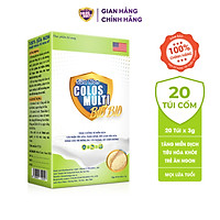 Sữa non Colosmulti BioBio giúp tăng cường miễn dịch, cải thiện tiêu hóa hộp 20 gói x 3g
