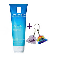 Sữa Rửa Mặt Tạo Bọt Làm Sạch Giúp Làm Sạch Sâu Và Se Khít Lỗ Chân Lông La Roche-Posay Effaclar Deep Cleansing Foaming Cream (125ml) - TẶNG MÓC KHÓA