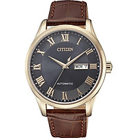 Đồng Hồ Nam Citizen Dây Da NH8363-14H - Mặt Xám