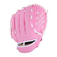 Team Sport Left Handed Wear-resistant Youth Baseball Teeball Glove Black S