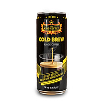 Combo 6 Lon Cà Phê Đen Cold Brew Uống Liền KINGCOFFEE - Lon 238ml