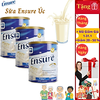 Sữa Ensure Abbott Hương Vanila Của Úc (3 x850g), Cung Cấp Nguồn Dinh Dưỡng Chất Lượng, Bảo Vệ Sức Khỏe Toàn Diện, Cải Thiện Hệ Xương – Khớp, Phòng Chống Loãng Xương, Tăng Cường Trí Não, Dể Hấp Thu, Giúp Người Ốm Nhanh Chóng Phục Hồi Sức Khỏe - Combo 3 Hộp
