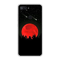 Ốp lưng cho điện thoại Xiaomi Mi 8 Lite - Silicon dẻo - 0445 MOON04 - Hàng Chính Hãng