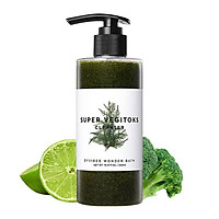Sữa rửa mặt thải độc rau củ Byvibes Wonder Bath Super Vegitoks Cleanser 300ml (Màu xanh)