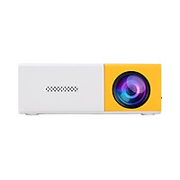 Mini LED Projector Supports 720P / 1080P Portable Video Projector with Built-in Speaker & Remote Control Support HD / AV