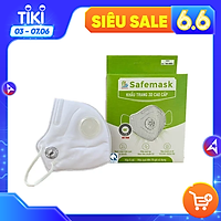 Khẩu Trang Chống Bụi 3D Cao Cấp N96+ (Có Van) Safelife Safemask (Hộp 5 Cái)