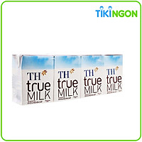 Lốc 4 Hộp Sữa Tươi Tiệt Trùng Sô Cô La TH True Milk 110ml