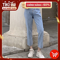 Quần jean nữ dáng BAGGY nữ Julido Store, chất jean co dãn nhẹ lưng cao mẫu mới BG94