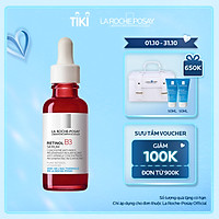 Tinh chất giúp tái tạo da, giảm thâm nám và nếp nhăn trên da, làm đều màu da La Roche Posay Retinol B3 Serum