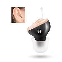 Mini Invisible Hearing-aid Sound Amplifier Volume Adjustable Ear Hearing Assistant Helper for Deaf Elderly Ear Care(For