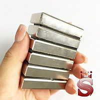 Nam châm vĩnh cửu kích thước 50x25x10mm lực từ mạnh