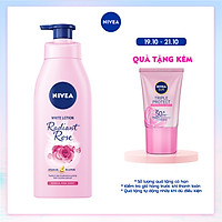 Sữa Dưỡng Thể Dưỡng Trắng NIVEA Hương Hoa Hồng Radiant Rose (350ml) - 85707