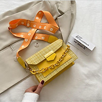 Túi đeo chéo nữ mini phối màu Fashion & Bag 90202
