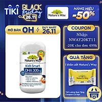 Viên Nhai Cho Bé Nature's Way Kids Smart DHA 300mg Triple Strength Tăng Cường Sự Phát Triển Toàn Diện 50 Viên