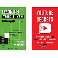 Combo 2 Cuốn Sách: Làm Việc Trực Tuyến Quán Xuyến Tương Lai + Youtube Secrets - Hướng Dẫn Căn Bản Về Cách Kiếm Tiền Từ Youtube