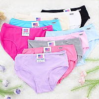 Children Briefs Cotton Candy-color Low-waist Breathable Student Underwear