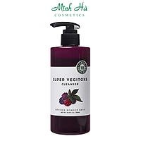 Sữa rửa mặt rau củ Byvibes Wonder Bath Super Vegitoks Cleanser 300ml giúp giảm mụn, sáng da đều màu