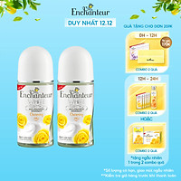Combo 2 Lăn khử mùi trắng da Enchanteur Charming 50ml/ Chai