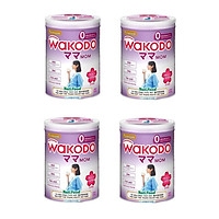 Bộ 4 Lon Sữa Bột Wakodo Mom - 830g