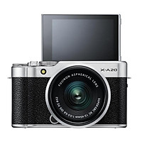 Máy ảnh Fujifilm X-A20 + Kit XC15-45MM F3.5-5.6 OIS II (Bạc) - Chính hãng