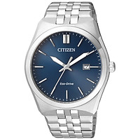 Đồng Hồ Citizen Nam Dây Kim Loại Máy Eco-Drive BM7330-67L - Mặt Xanh (40mm)