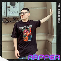 Áo thun tay lỡ form rộng YAS STREETWEAR phông unisex nam nữ, áo thun cotton100% phong cách streetstyle HÌNH IN KO TRÓC